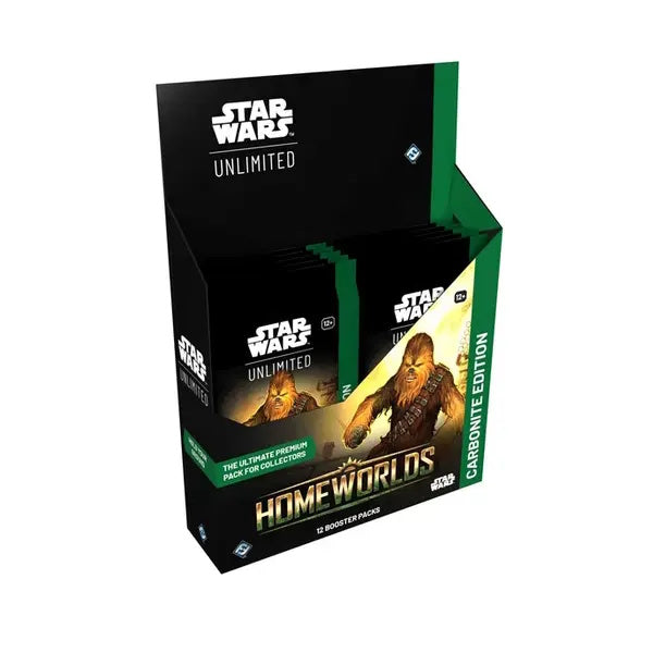 Star Wars: Unlimited - Homeworlds Carbonite Booster Full Box