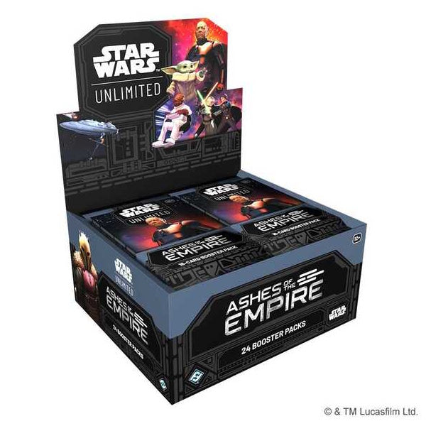 Star Wars: Unlimited - Ashes of the Empire Booster Display Full Box