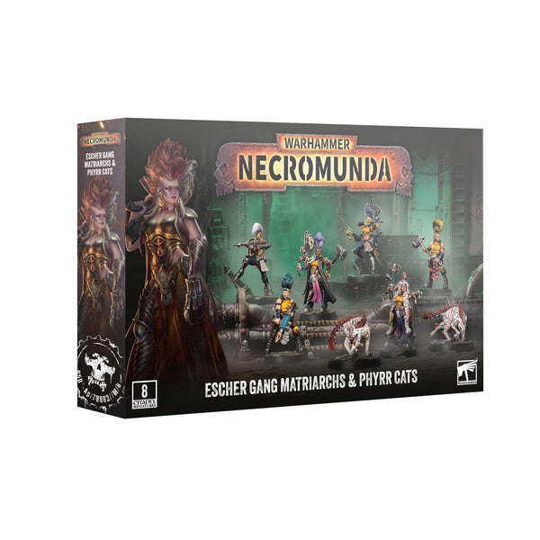 Necromunda: Escher Gang Matriarchs & Phyrr Cats.