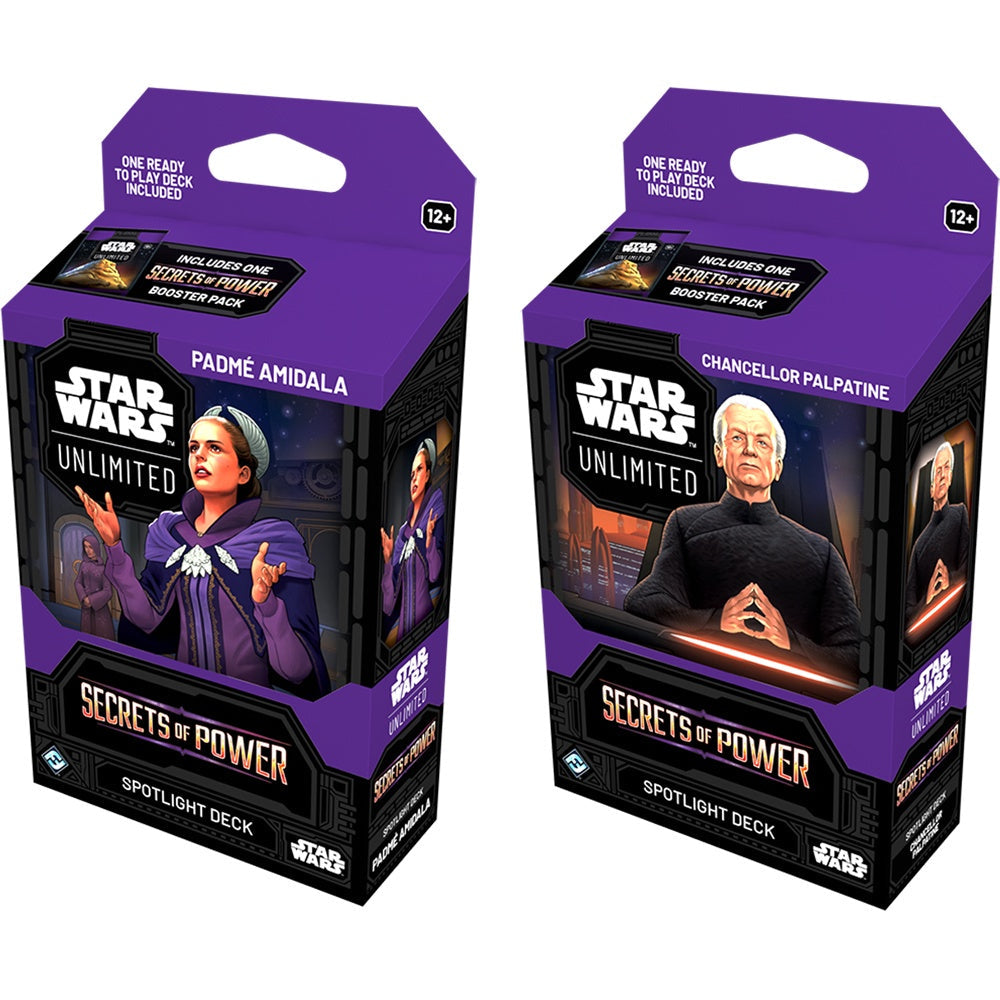 Star Wars Unlimited Secrets of Power Spotlight Decks Set of 2
