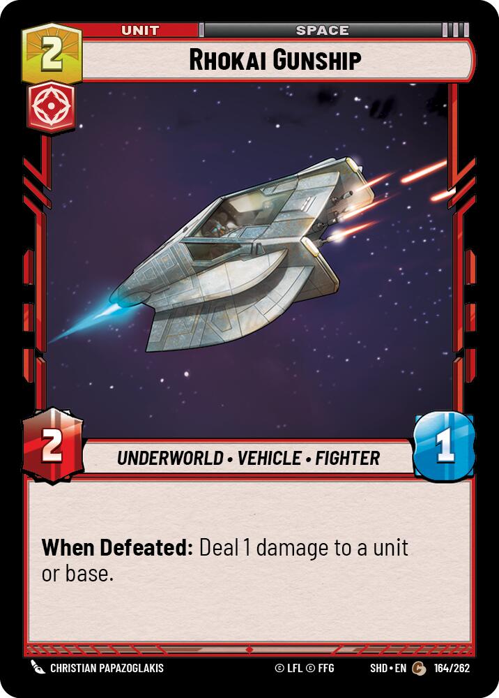 Rhokai Gunship (164/262) (164/262) [Shadows of the Galaxy]