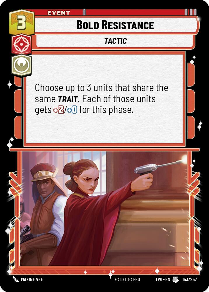 Bold Resistance (153/257) (153/257) [Twilight of the Republic]
