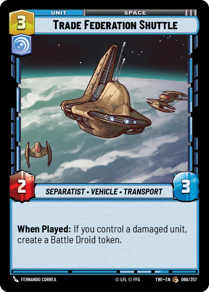 Trade Federation Shuttle (060/257) (060/257) [Twilight of the Republic]