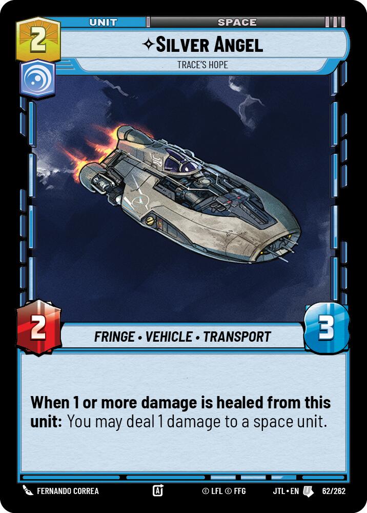 Silver Angel - Trace's Hope (062/262) (062/262) [Jump to Lightspeed]