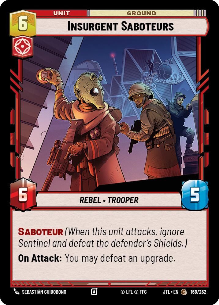 Insurgent Saboteurs (168/262) (168/262) [Jump to Lightspeed]