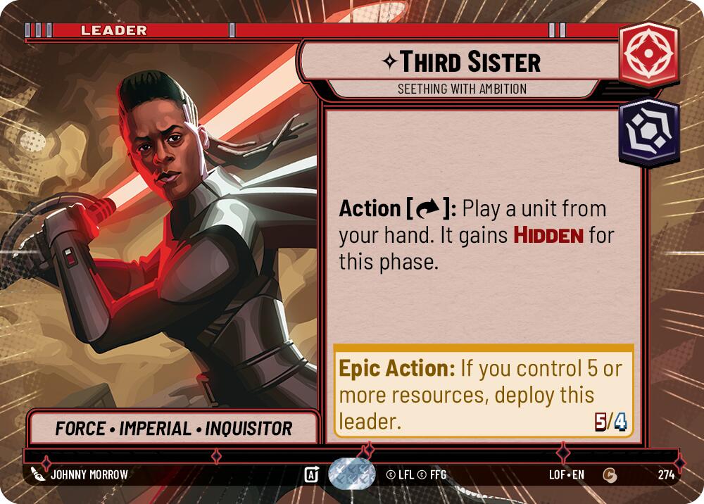 Third Sister - Seething With Ambition (274) (Hyperspace) (274) [Legends of the Force]
