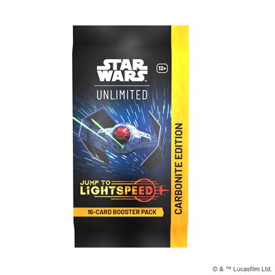 !Booster Pack - Star Wars: Unlimited: Jump to Lightspeed Carbonite