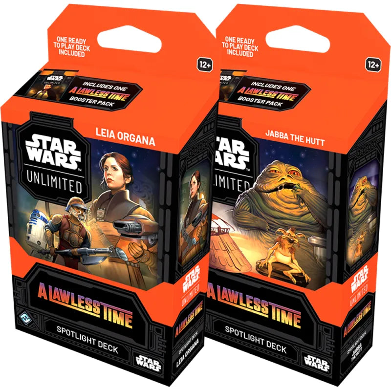 Star Wars Unlimited - A Lawless Time - Spotlight Decks (Jabba & Leia) (Set of 2)