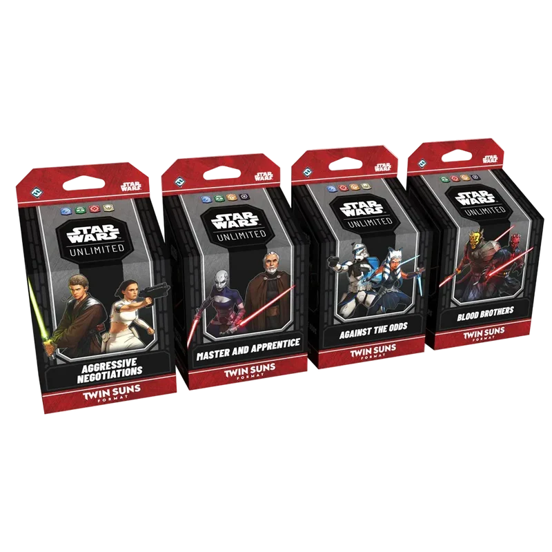 Star Wars: Unlimited - 2026 Twin Suns Deck Display - Set of 4