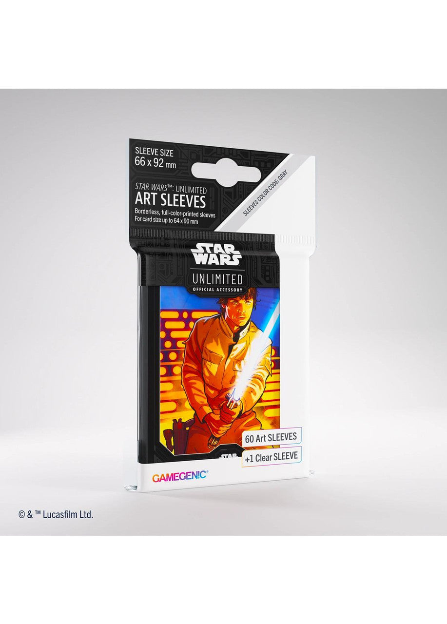 Star Wars: Unlimited Art Sleeves - Standard Size - 60ct - Luke Skywalker