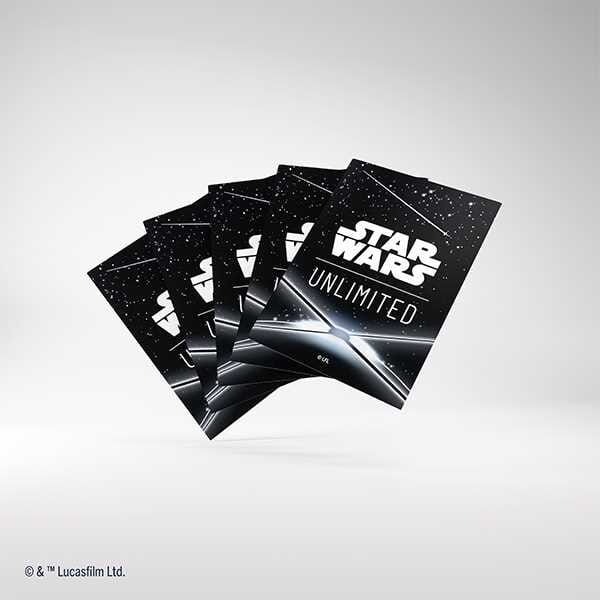 Star Wars: Unlimited Art Sleeves (Card Back Black)