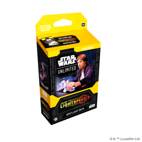Star Wars: Unlimited - Jump to Lightspeed Spotlight Deck (Han Solo)