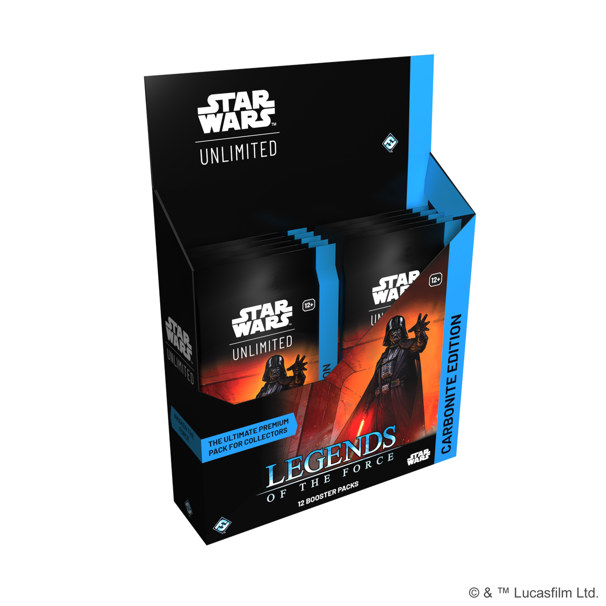 Star Wars: Unlimited - Legends of the Force Carbonite Collector Booster Display