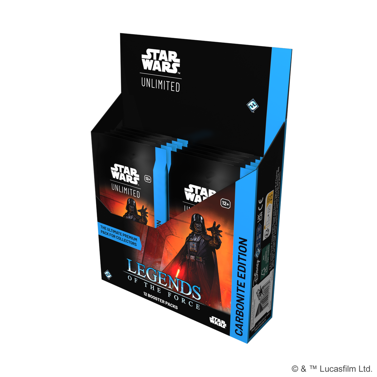 Star Wars: Unlimited - Legends of the Force Carbonite Collector Booster Display