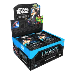 Star Wars Unlimited - Legends of the Force - Booster Display CASE 6 Boxes