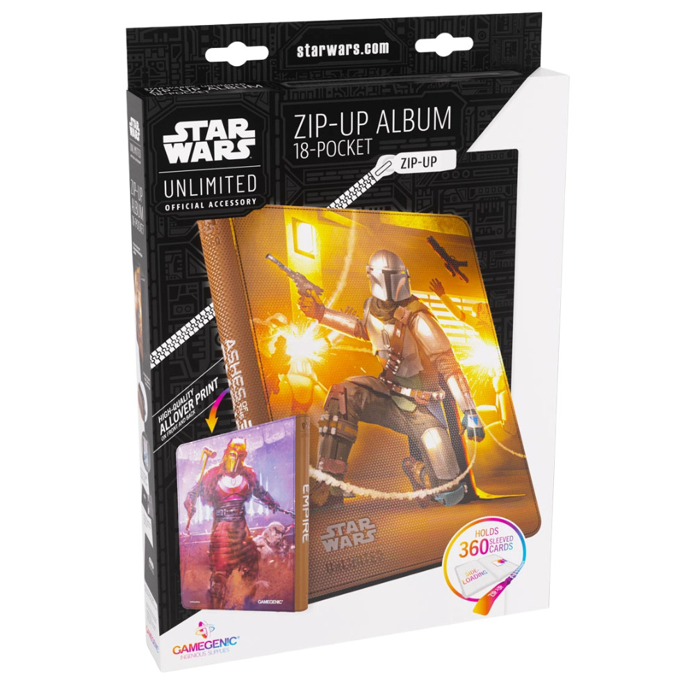 Star Wars: Unlimited 18-Pocket Zip-Up Album (The Armorer / Whistling Birds) (PRE-ORDER)