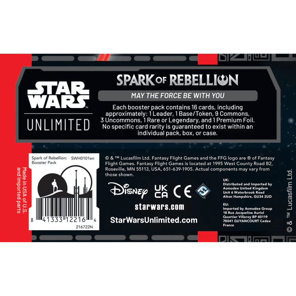 Star Wars: Unlimited - Spark of Rebellion Booster Pack