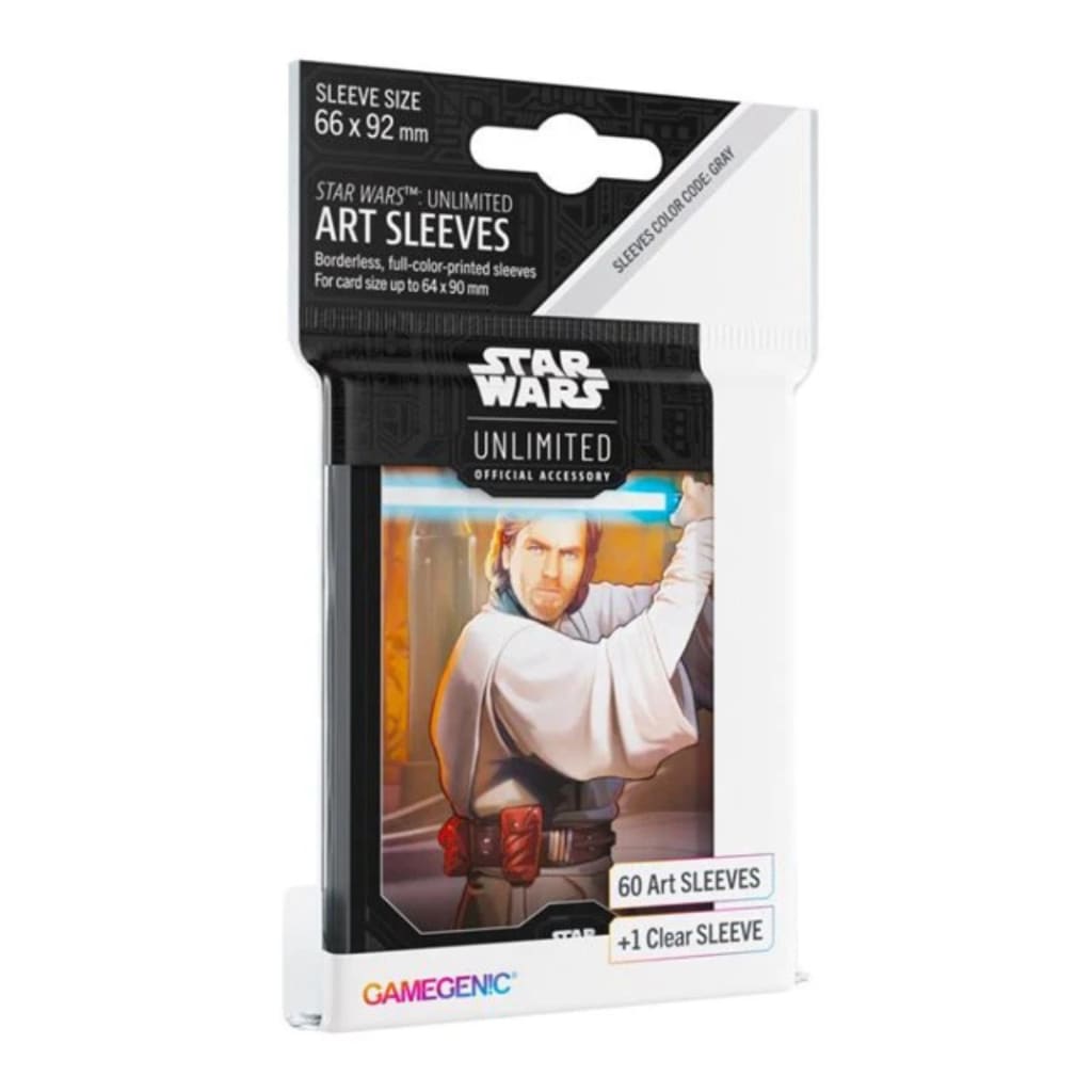 Gamegenic - Star Wars: Unlimited: 60ct Art Sleeves: Obi-Wan Kenobi