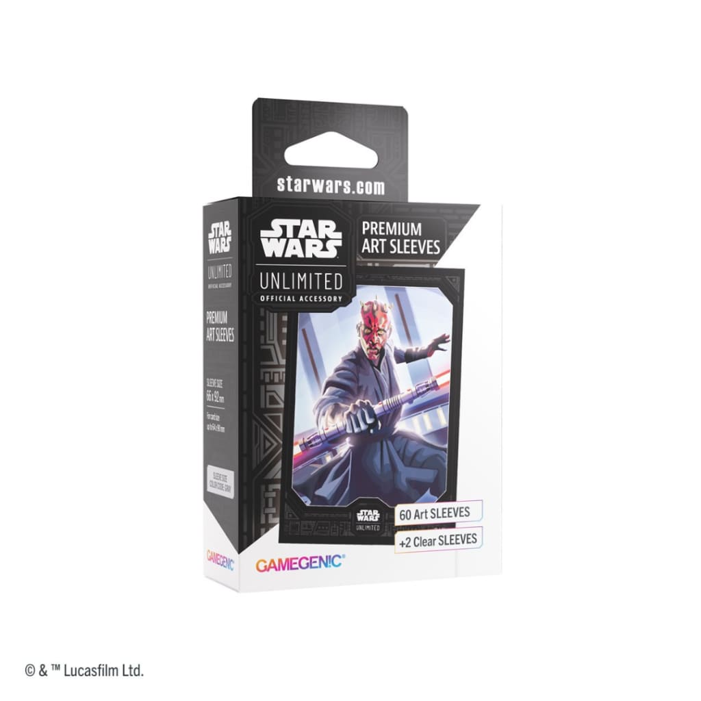 Gamegenic - Star Wars: Unlimited: 60ct Art Sleeves Pack: Darth Maul