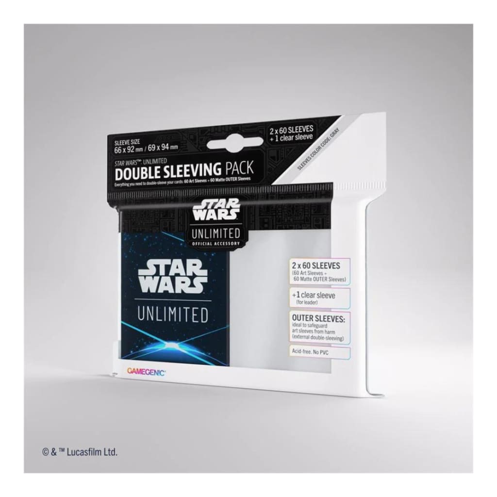 Gamegenic - Star Wars: Unlimited: Art Sleeves Double Sleeving Pack: Space Blue