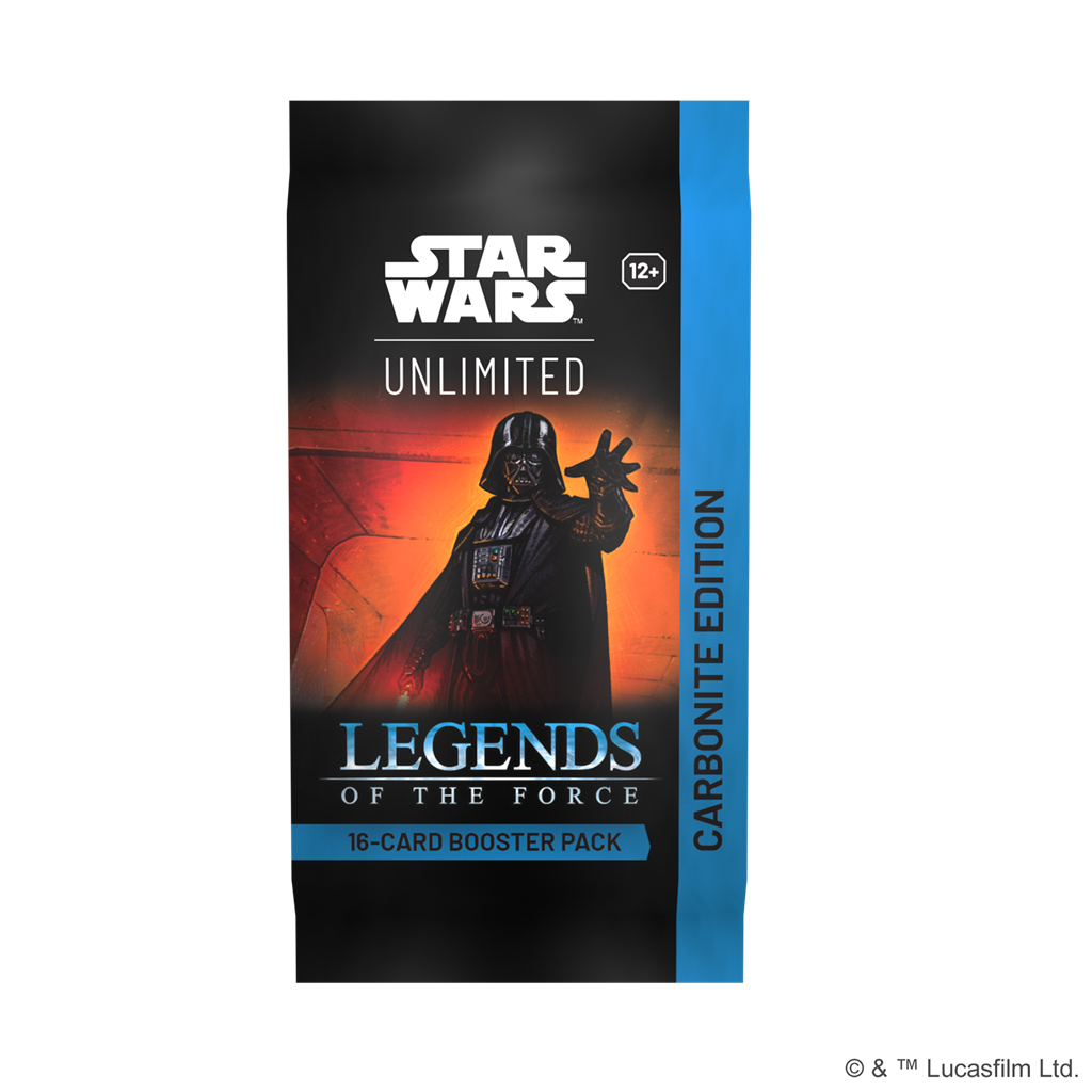 Star Wars Unlimited Carbonite Booster Pack - Legends of the Force
