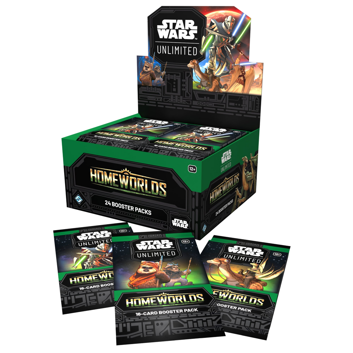 Star Wars: Unlimited - Homeworlds Booster Display (24 Packs) (PRE-ORDER)
