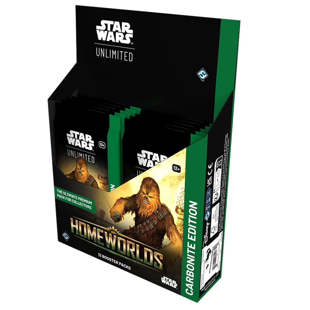 Star Wars: Unlimited - Homeworlds Carbonite Booster Display (12 Packs) (PRE-ORDER)
